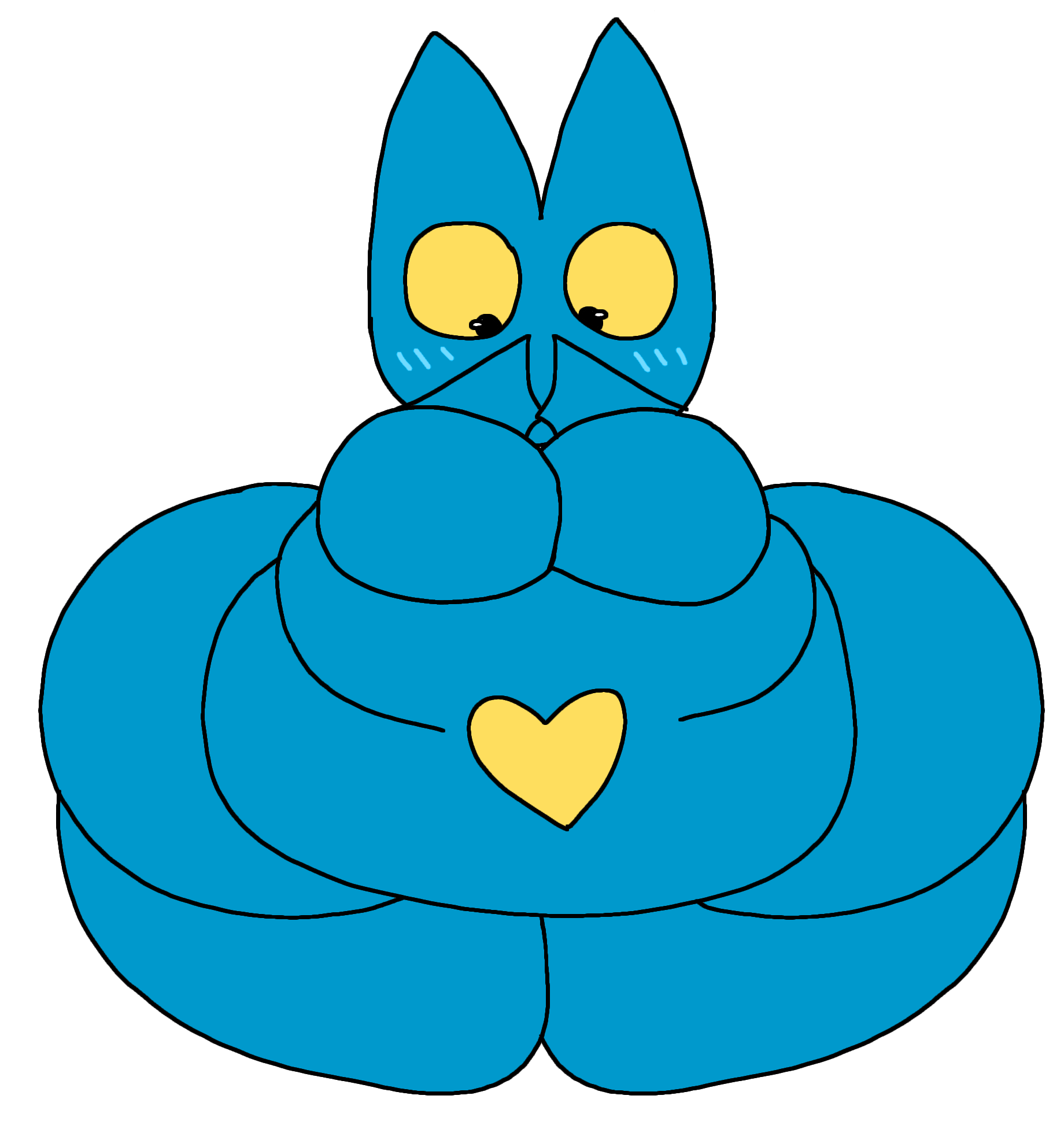 Obese Rbat Adorabat fat 6/7 by idkwhatwrite1 on DeviantArt