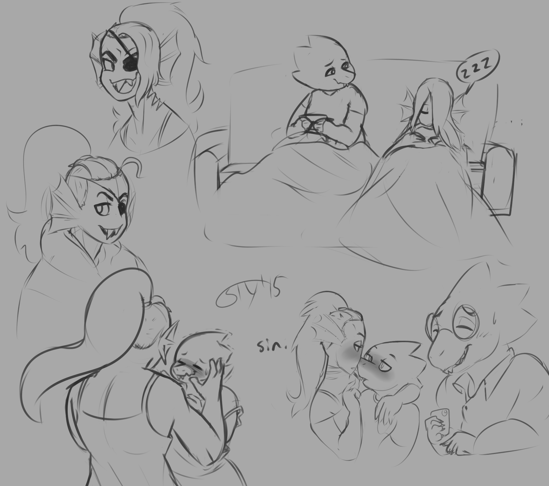 Alphyne sketches