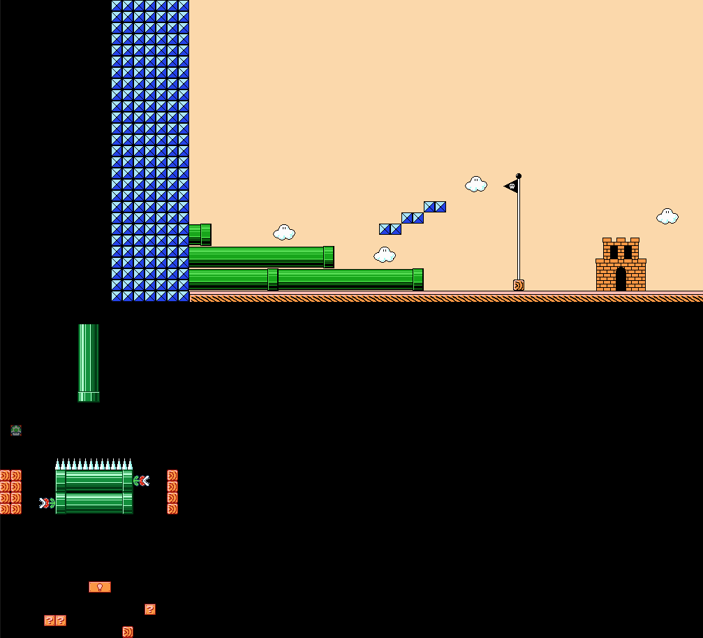 Smb3 Hand Rng SMB3 World 7-6 Flagpole by samsticka on DeviantArt