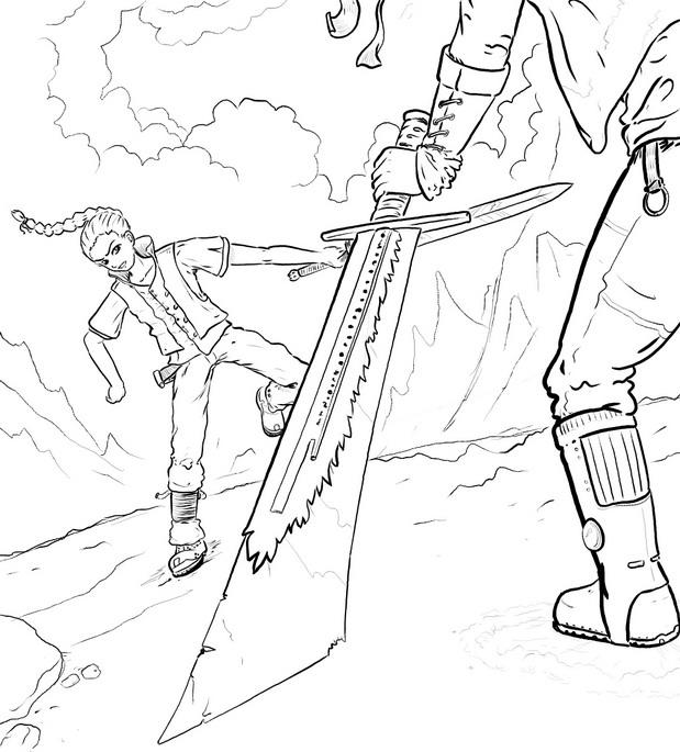 Fighting With Swords By Langol On DeviantArt