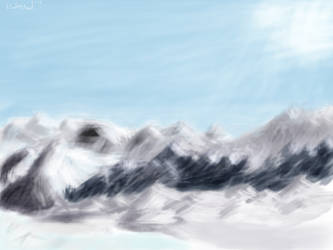 Mountain speed paint