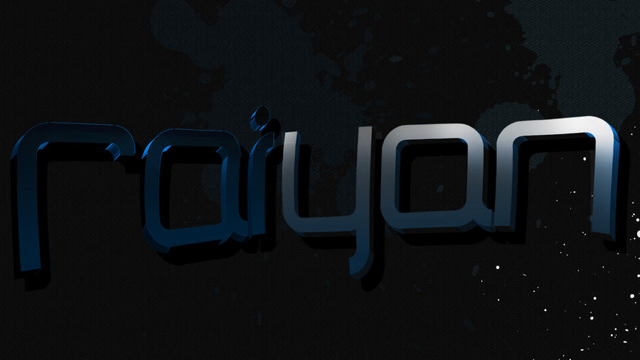 Hello Raiyan Raiyan 3D text experiment by Emkayu on DeviantArt