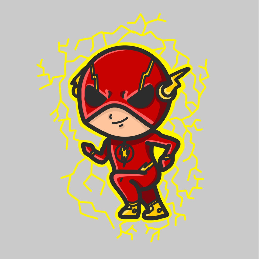 Flash Chibi Animation Characters The Flash Chibi by StephanieLissette on DeviantArt