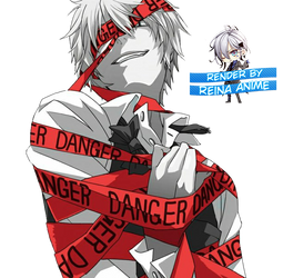 Anime Boy Danger Render