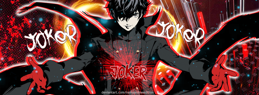 Persona 5 Joker Portada Facebook by ReinaAnimeEdition on DeviantArt