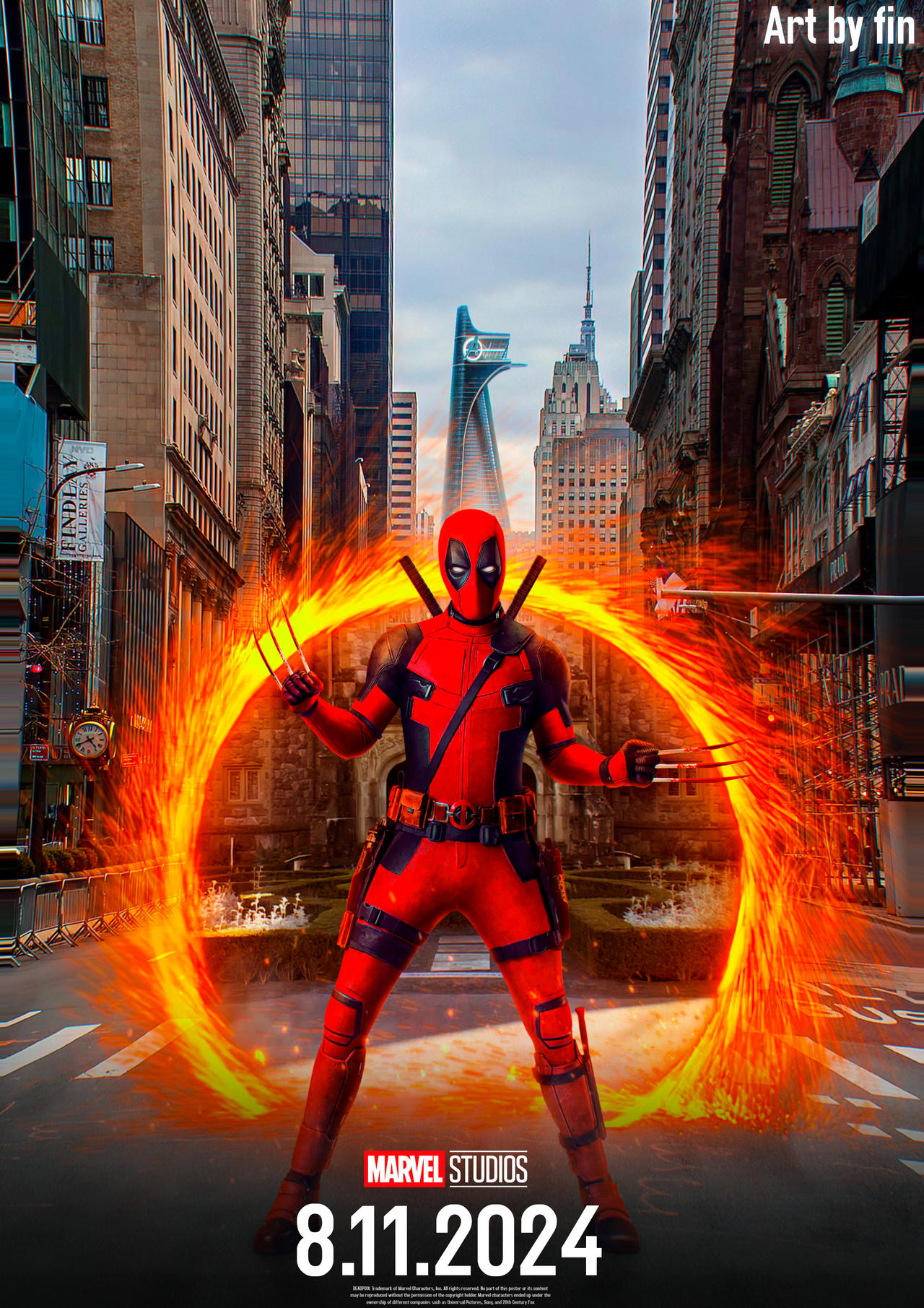 Deadpool 3 Movie Fan-poster by fin4zik on DeviantArt