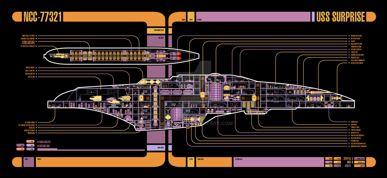 Interceptor Class MSD by LCARSGFX on DeviantArt