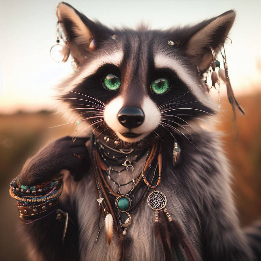 Magic Raccon Antho Furry Anthro Raccoon by DumpsterFireRaccoon on DeviantArt