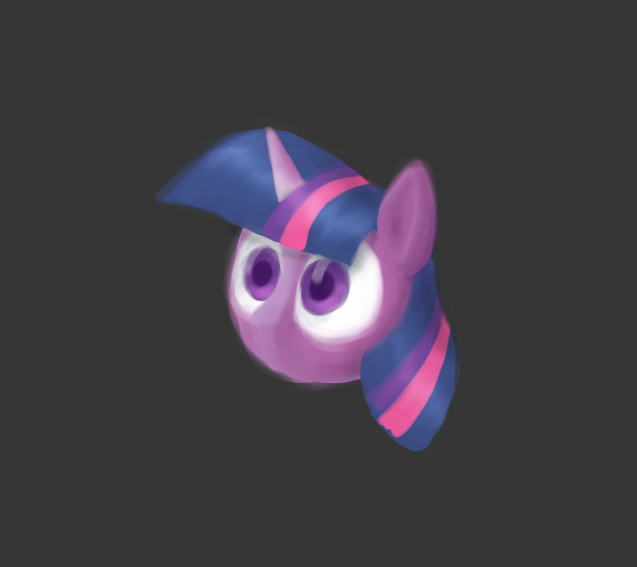 Part of Twilight's head