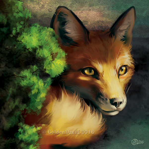 Fox Brush - SpeedPaint by GoldenDruid on DeviantArt