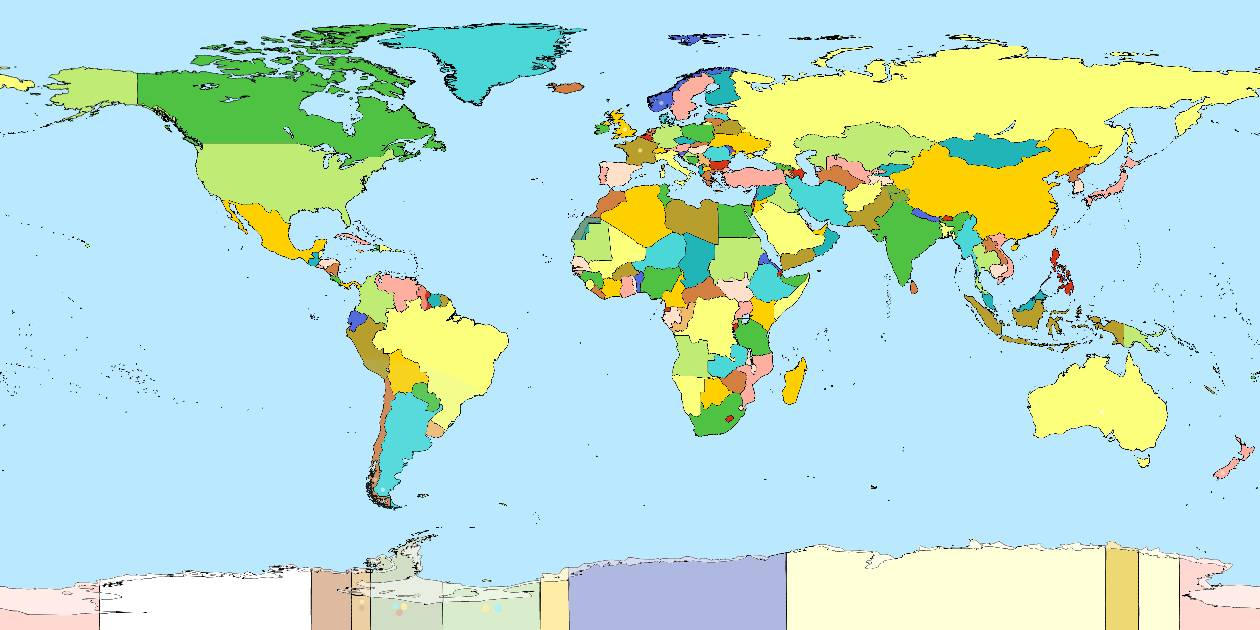 Equirectangular map projection by Isabell8654 on DeviantArt