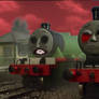 Sodor Fallout Mutated Edward and Henry (not canon)