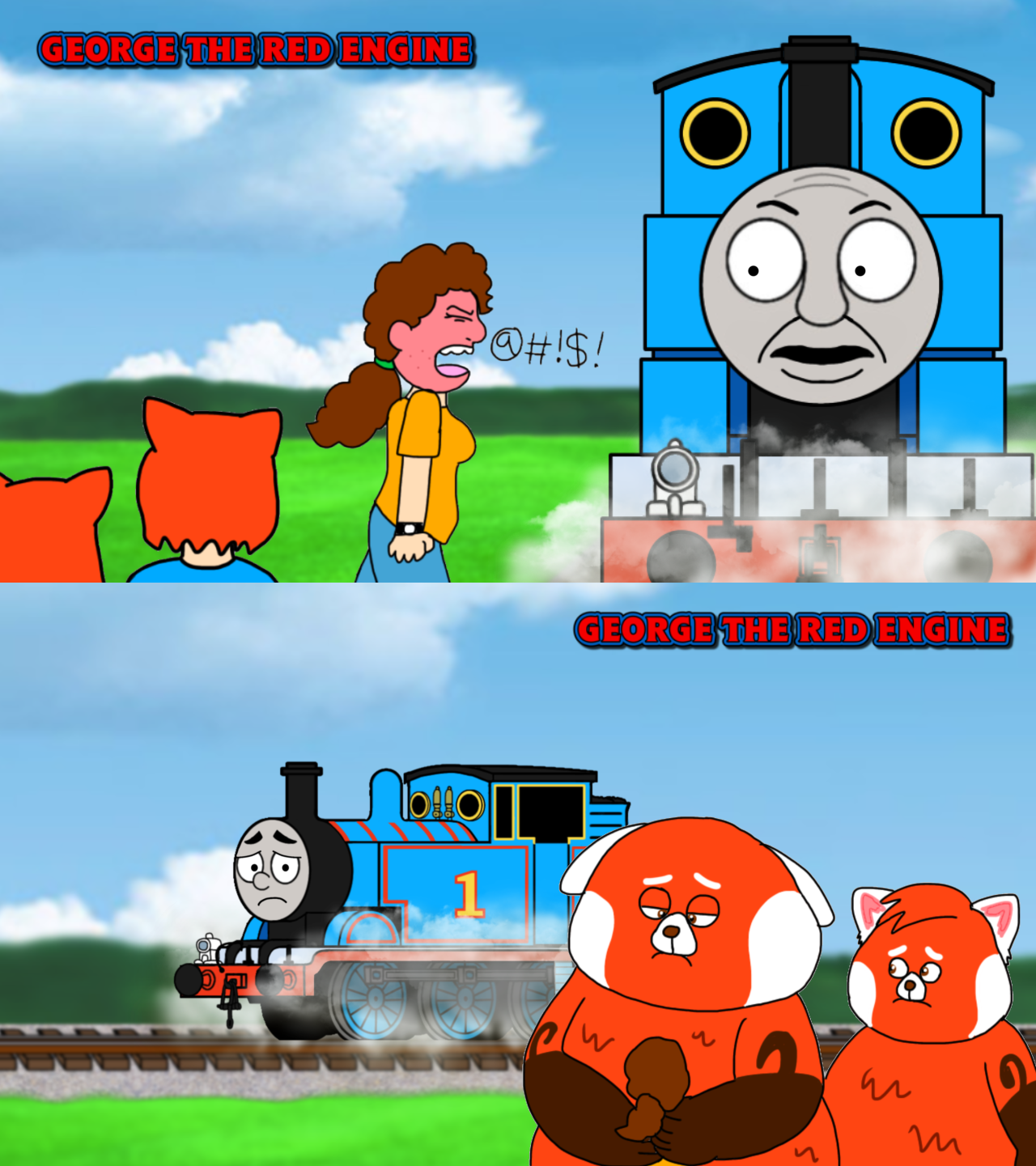 TTTE x TR Future: Fast Friends (GIF) by GeorgeTheRedEngine15 on DeviantArt