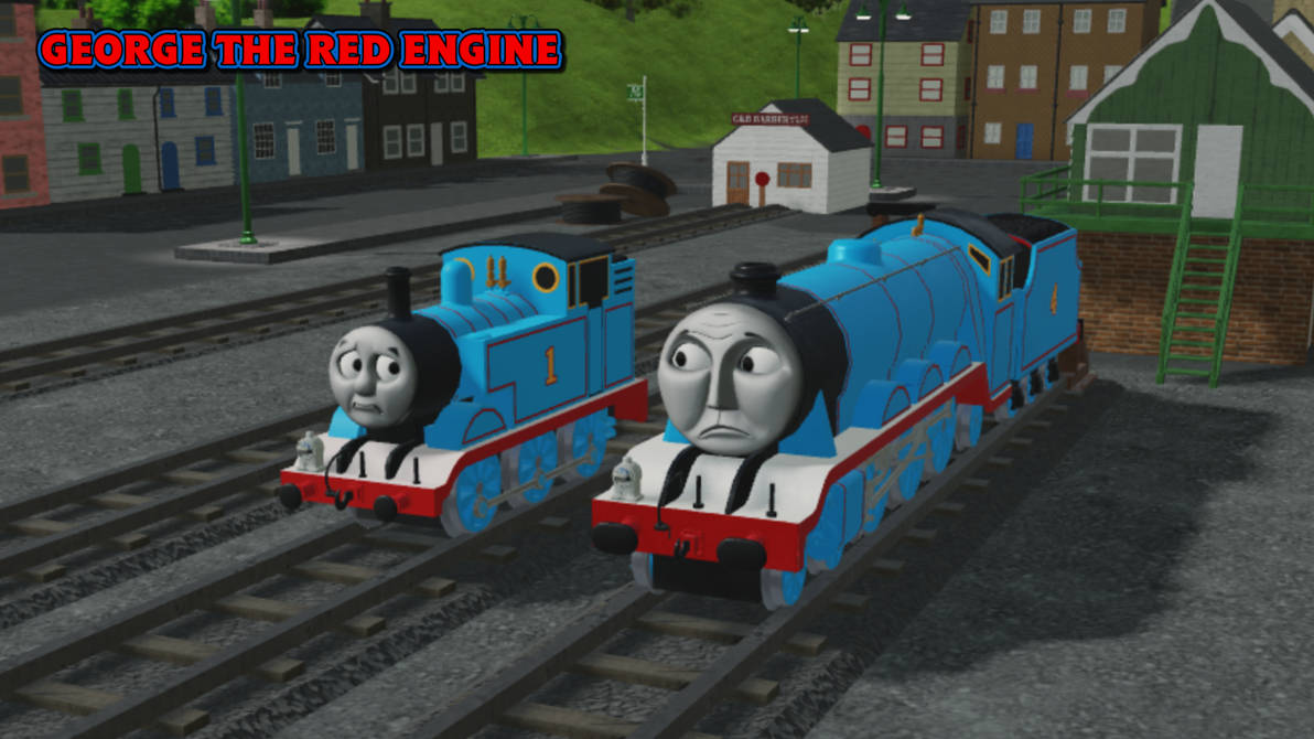 TTTE: Gordon Comforting Thomas by GeorgeTheRedEngine15 on DeviantArt