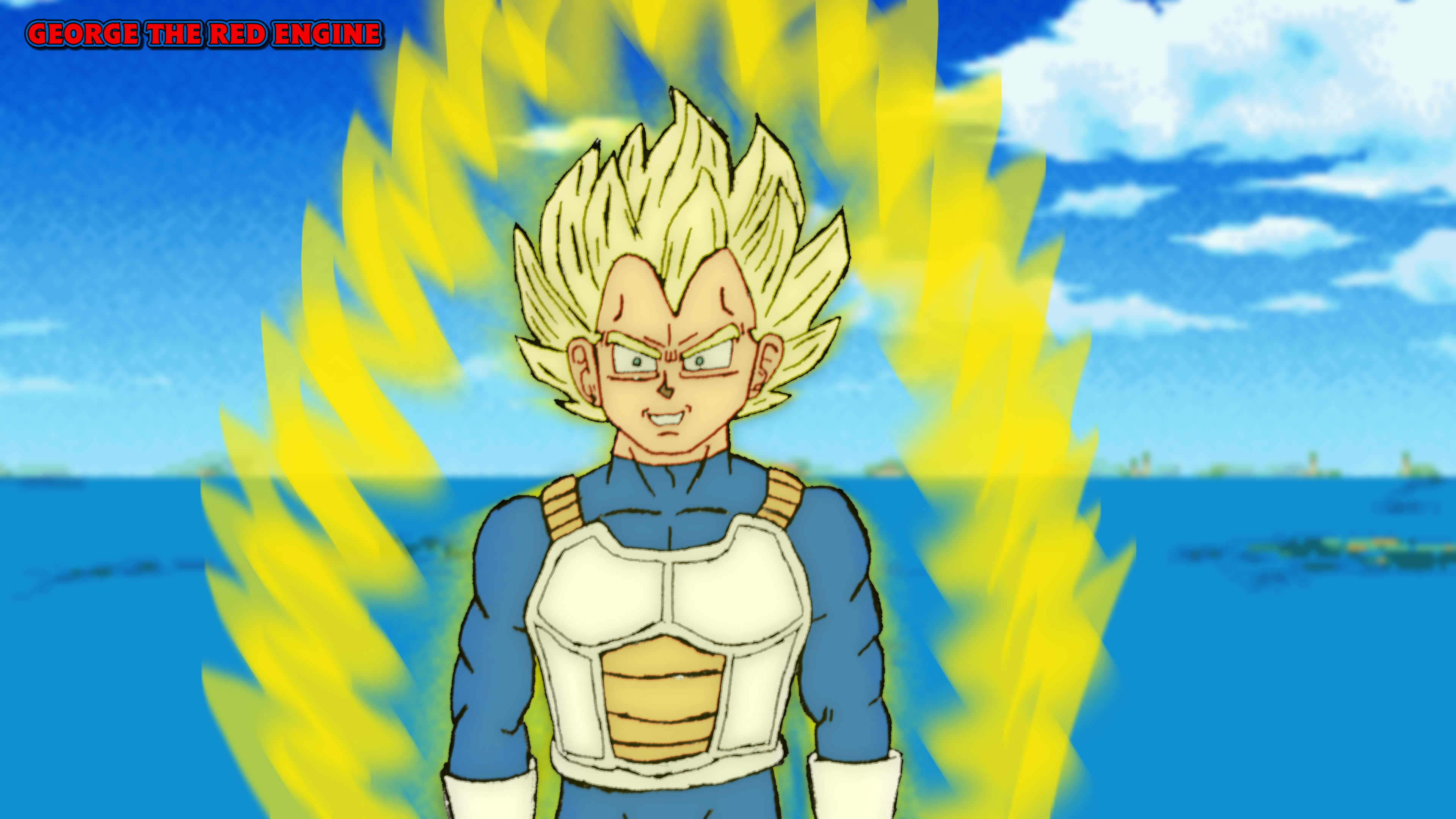 Final Flash Vegeta & Instant Transmission Goku (created by