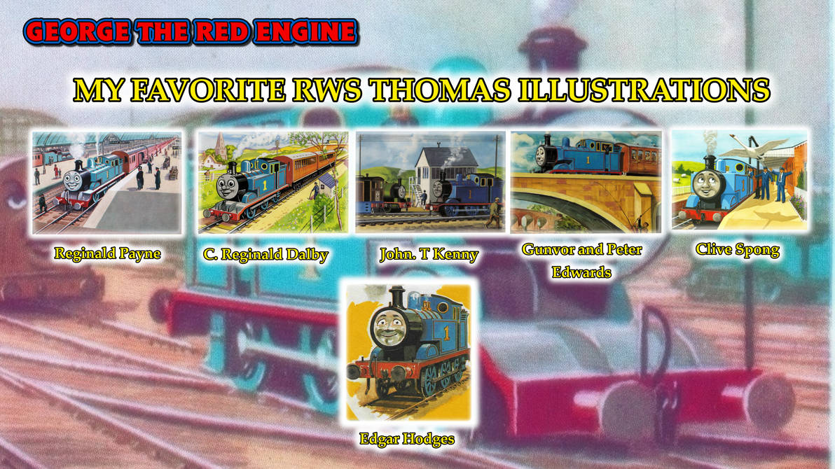 TTTE: My Favorite RWS Thomas Illustrations by GeorgeTheRedEngine15 on ...