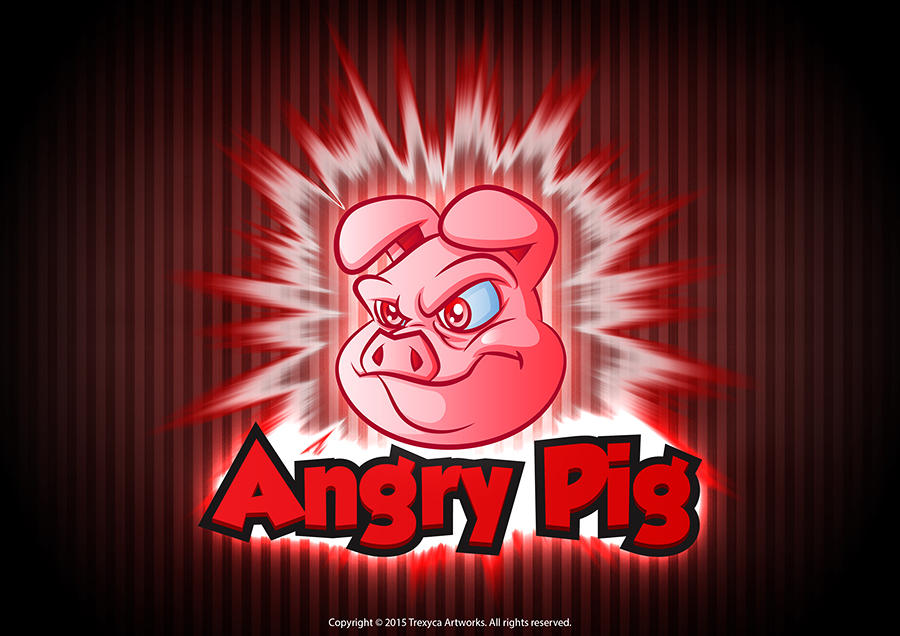 Angry Pig Mascot Logo by TrexycaArtworks on DeviantArt