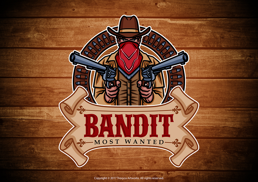 Bandit Mascot Logo