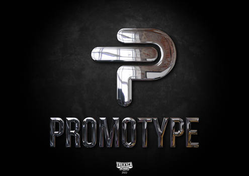 PromoType Logo (Chrome)