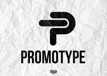 PromoType Logo (Black on White)