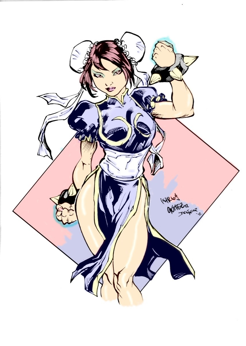 Chun-Li inks+colors