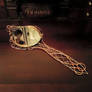 Wire wrapped hand mirror by All Wrapped Up