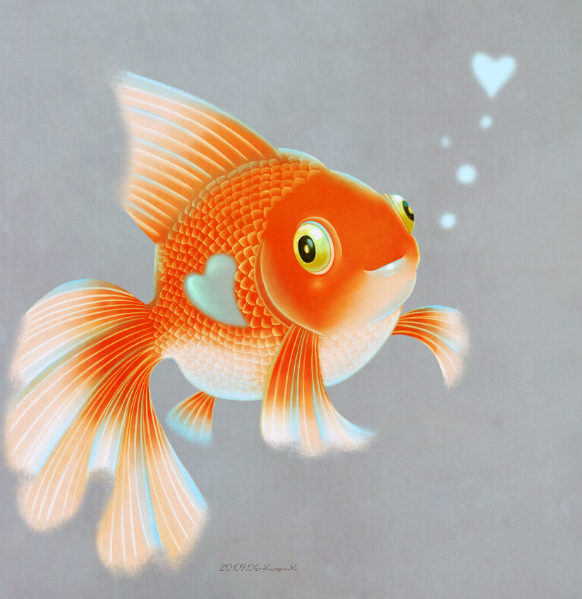 Deviantart 2007 Goldfish Adorable goldfish by Kinomikin on DeviantArt