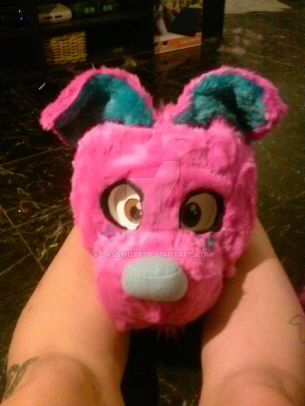 Cass Fursuit Head WIP 5