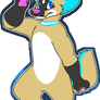 [C] Waffle Paws Badge