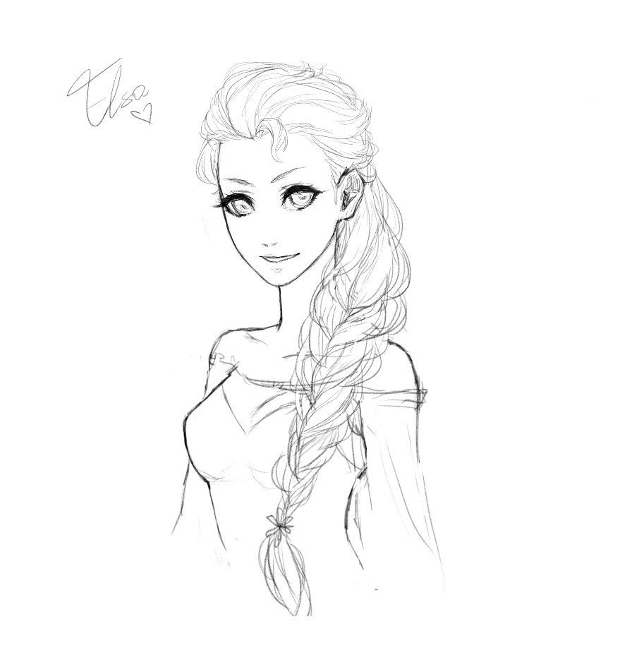 Elsa's sketch