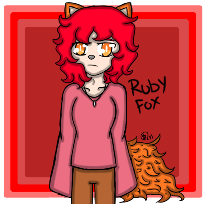 Ruby Fox Ruby Fox (redesign) by LunaMidnightsky05 on DeviantArt
