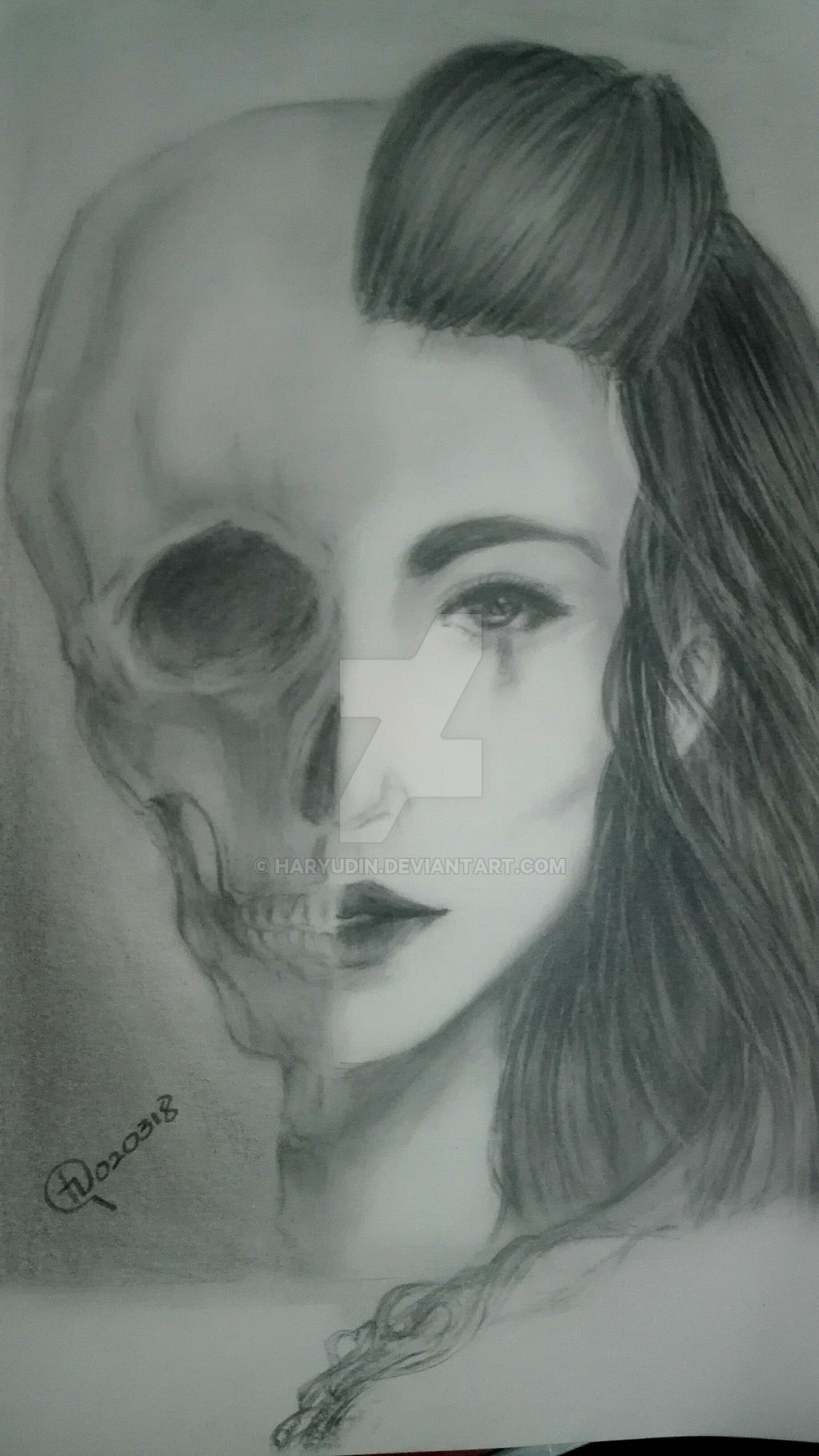 Half Dead Half Alive By Haryudin On Deviantart Half Dead Half Alive By Haryudin On Deviantart