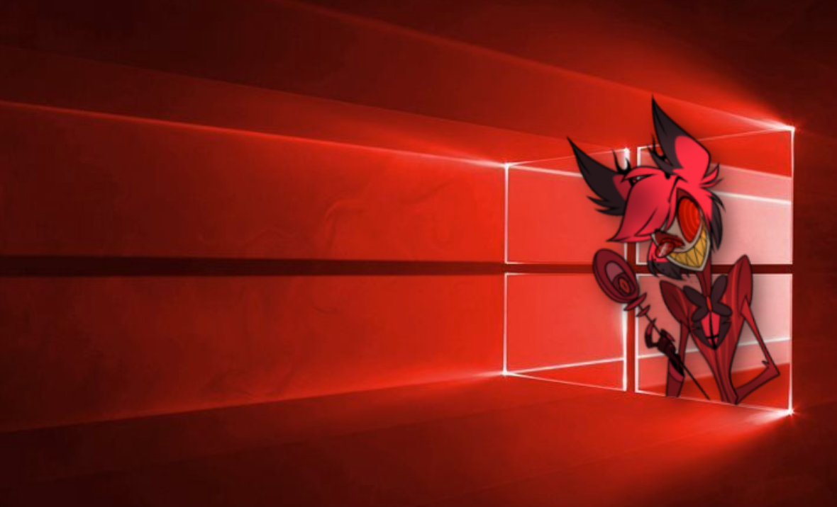 Alastor Hazbin Hotel Windows 10 Wallpaper by StrechyBoi on DeviantArt