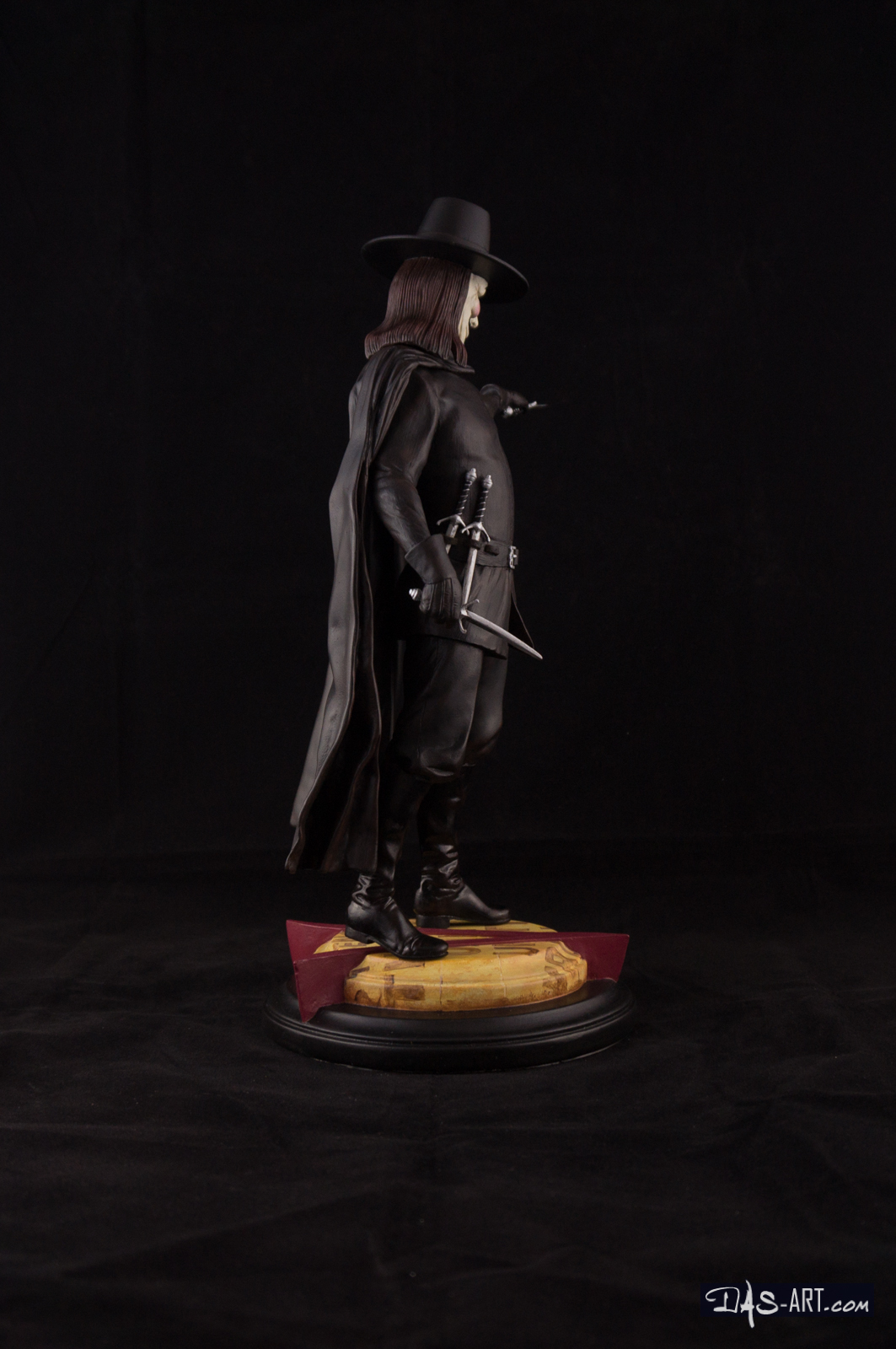 [GK painting #18] V for Vendetta statue - 007