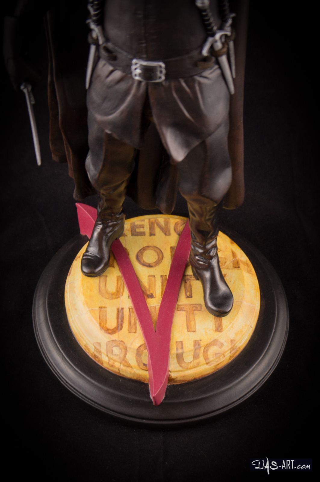 [GK painting #18] V for Vendetta statue - 011