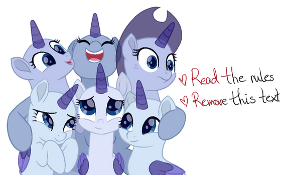 Mlp Base - Group Hug!