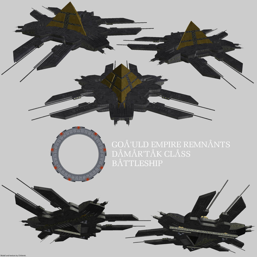 Goa'uld heavy mothership by Chiletrek on DeviantArt