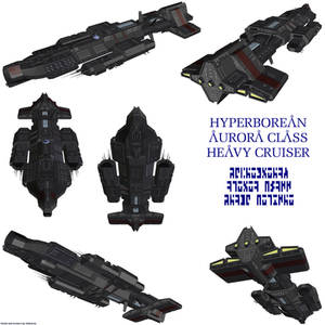Ancient Hyperborean Aurora Heavy Cruiser
