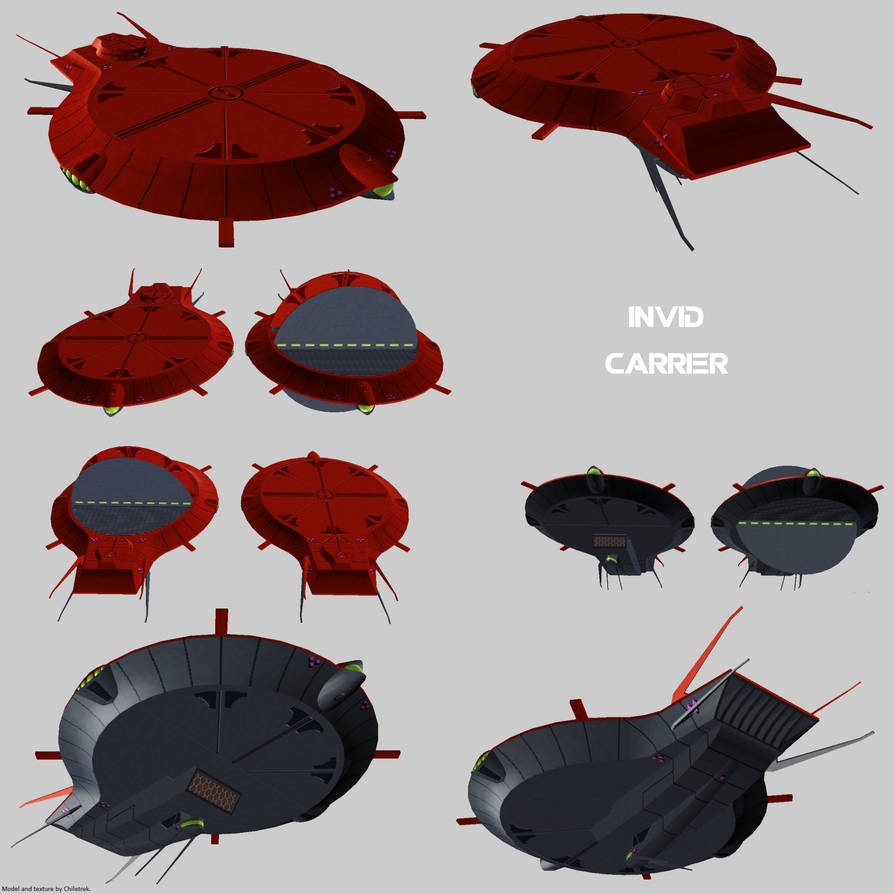 Invid Carrier render by Chiletrek on DeviantArt