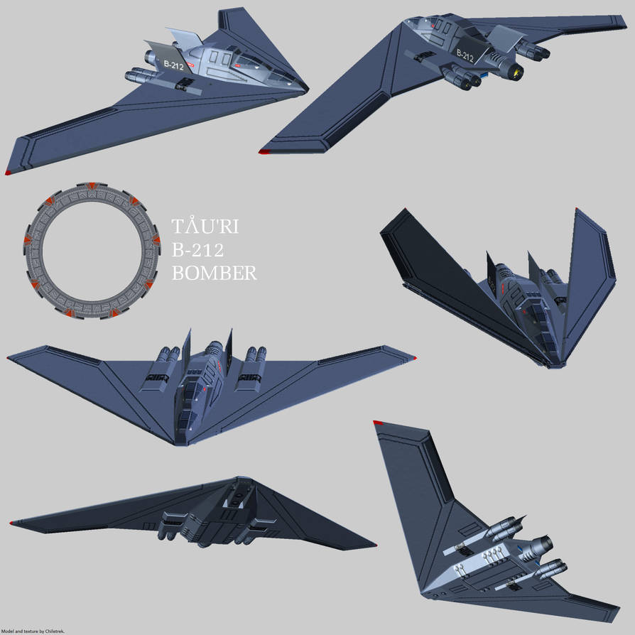 Tau'ri B-212 render by Chiletrek on DeviantArt