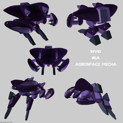 Invid mecha Aerospace Iiga render2