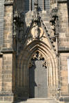 Gothic cathedral door