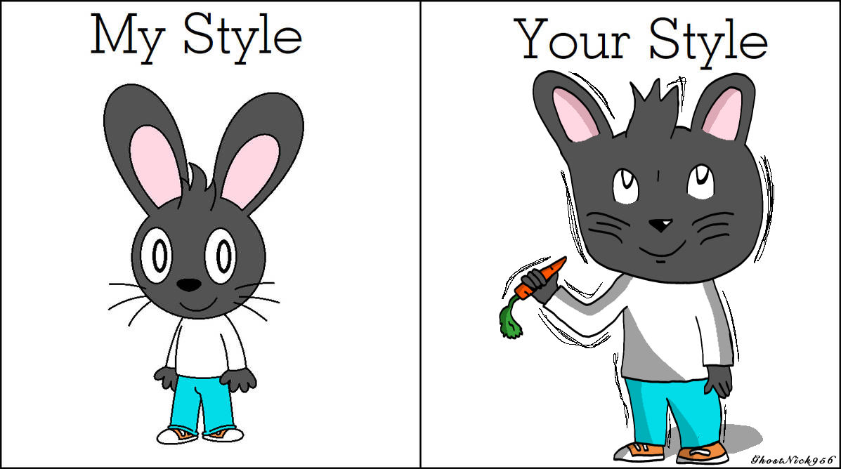 Gerald Rabbit in my art style by GhostNick956 on DeviantArt