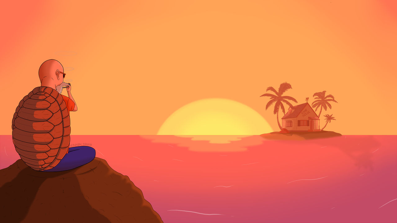 Master Roshi Pc Lively Master roshi pc wallpaper HD by Sennindraw on DeviantArt