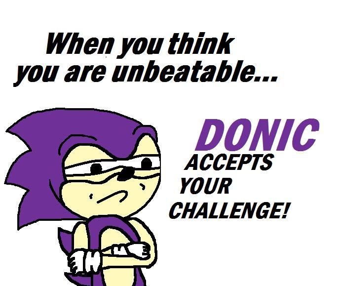 Donic Accepts Your Challenge