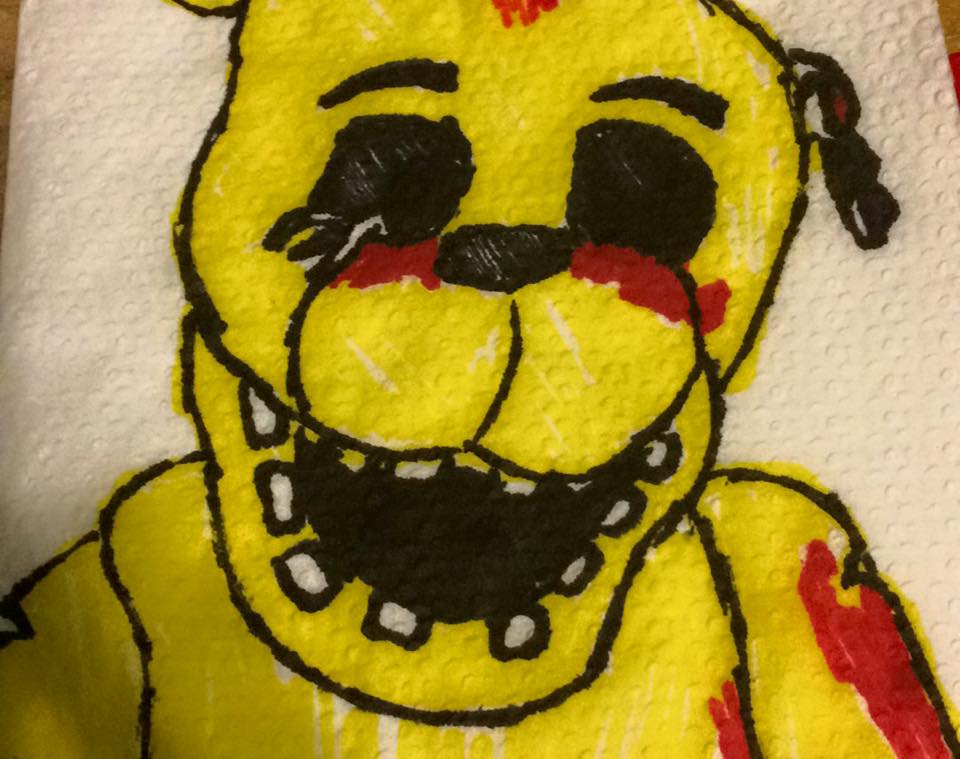 Napkin: Golden Freddy