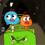 Gumball and Darwin tunnel of fear