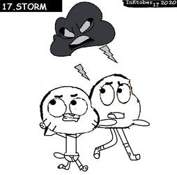 2020 Inktober 17:Storm
