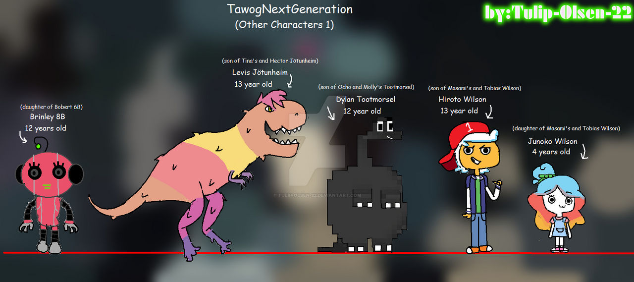 Tawog Next Generation other characters 1 by Tulip-Olsen-22 on DeviantArt