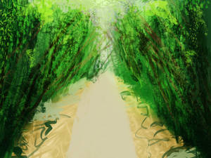 Speedpaint #1 - Bamboo Forest